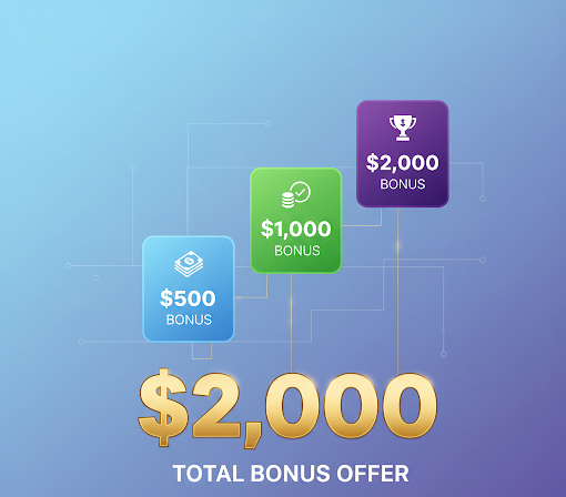 Unlock tiered rewards with qualifying deposits