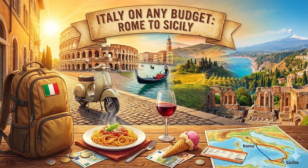 Cost to visit Italy on any budget; Rome to Sicily