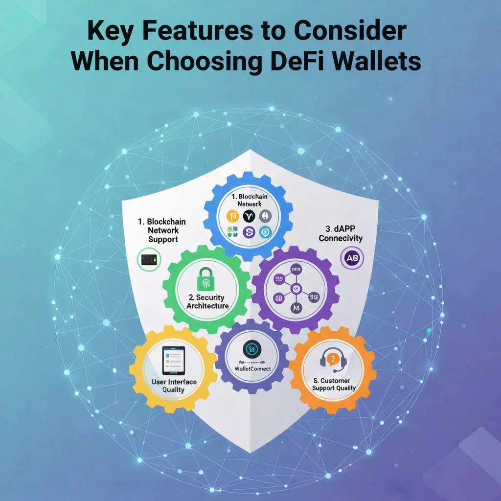 Key features for choosing a DeFi wallet
