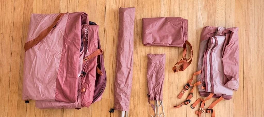 how to store camping gear properly 